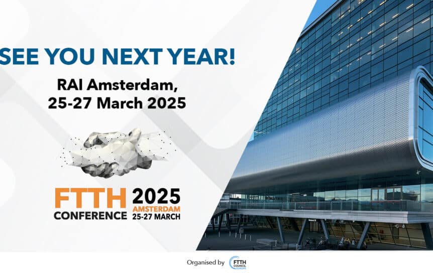 RAI Amsterdam FTTH Conference 25-27 March 2025 illustrasjonsbilde.