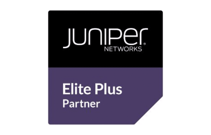 Juniper Networks Elite Plus Partner logo.